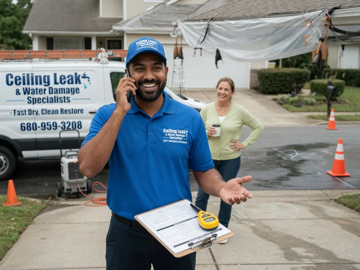 Ceiling Leak Cleanup Llano, TX FAQs